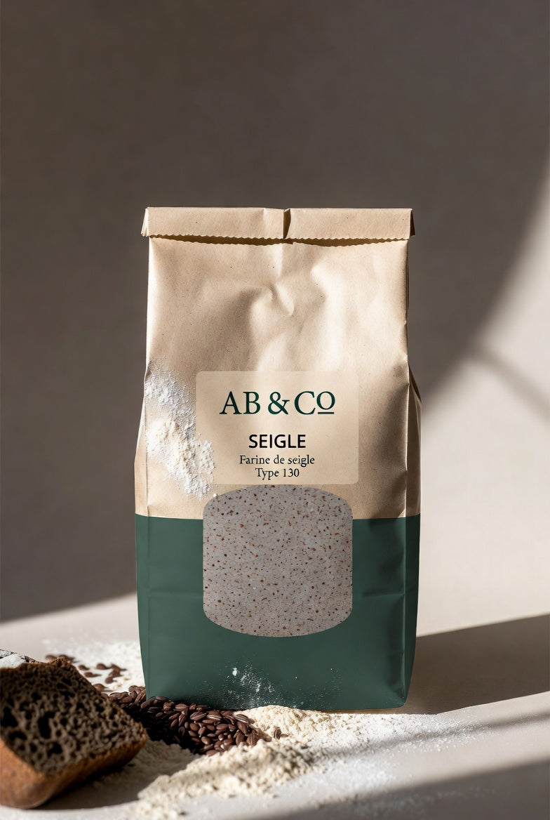 AB & CO SEIGLE — Farine de seigle Type 130