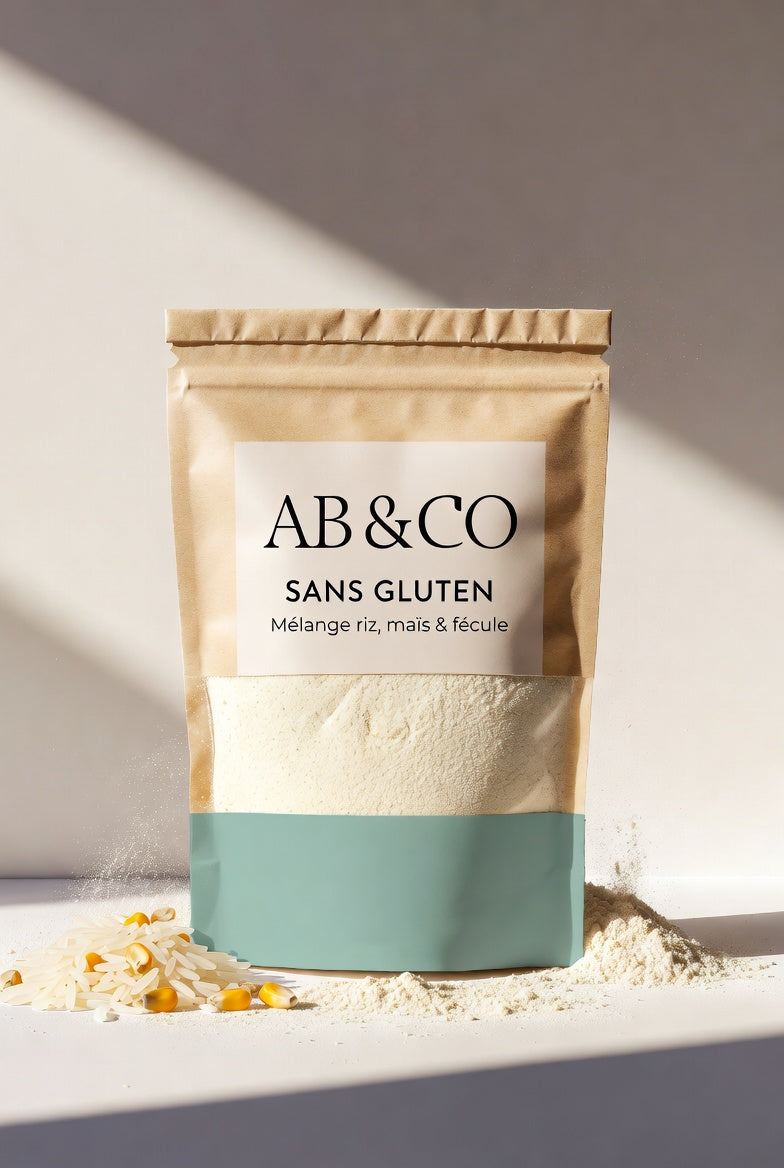 SANS GLUTEN — Mélange riz, maïs & fécule